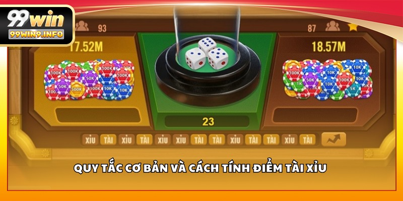 Quy tắc cơ bản và cách tính điểm Tài Xỉu 