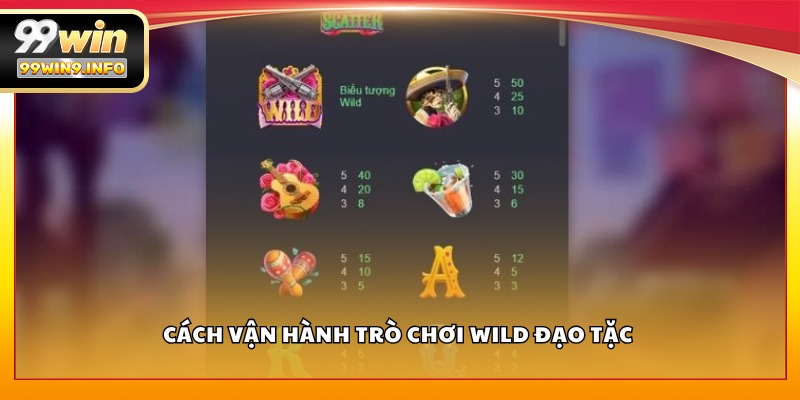Cách vận hành trò chơi Wild Đạo Tặc 