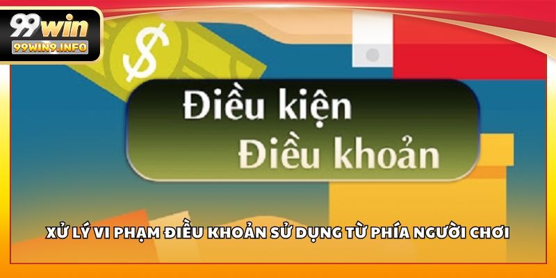 Xử lý vi phạm điều khoản sử dụng từ phía người chơi